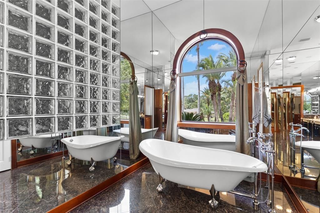 Bathroom, Free Standing Baths, Interior, Pendant Lights