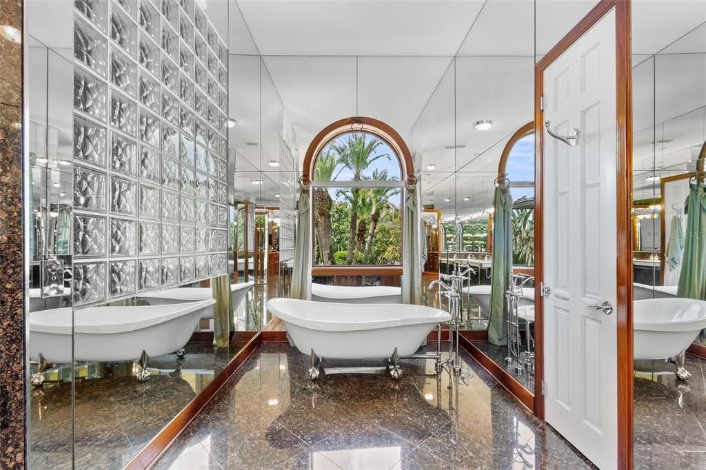 Bathroom, Free Standing Baths, Interior, Recessed Lighting