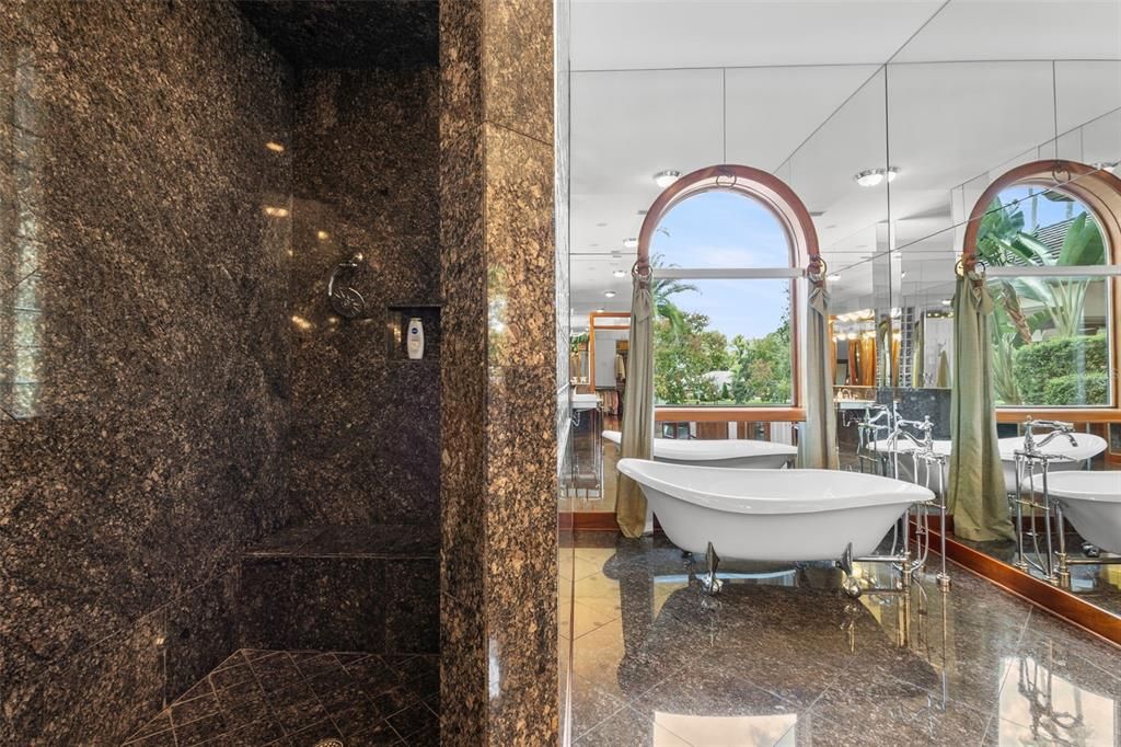 Bathroom, Free Standing Baths, Interior, Recessed Lighting