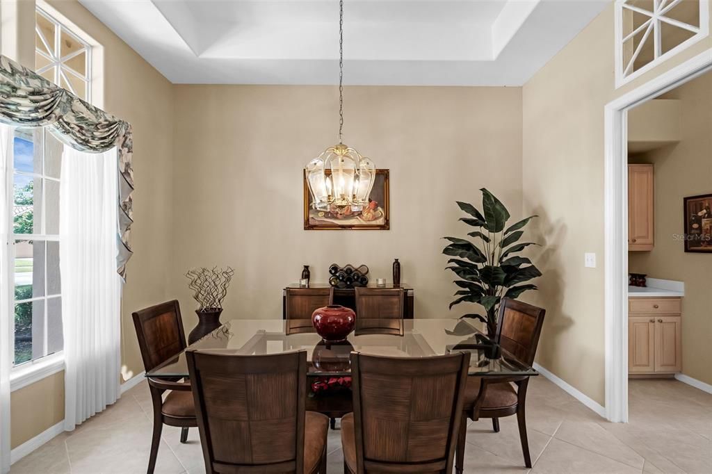 Dining room, Interior, Pendant Lights