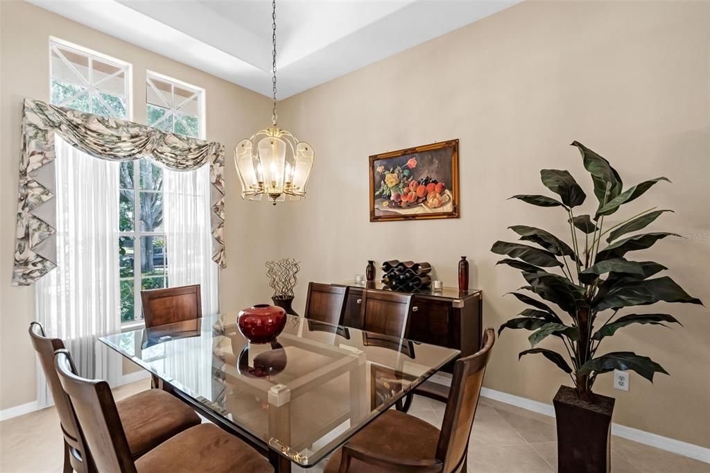 Dining room, Interior, Pendant Lights