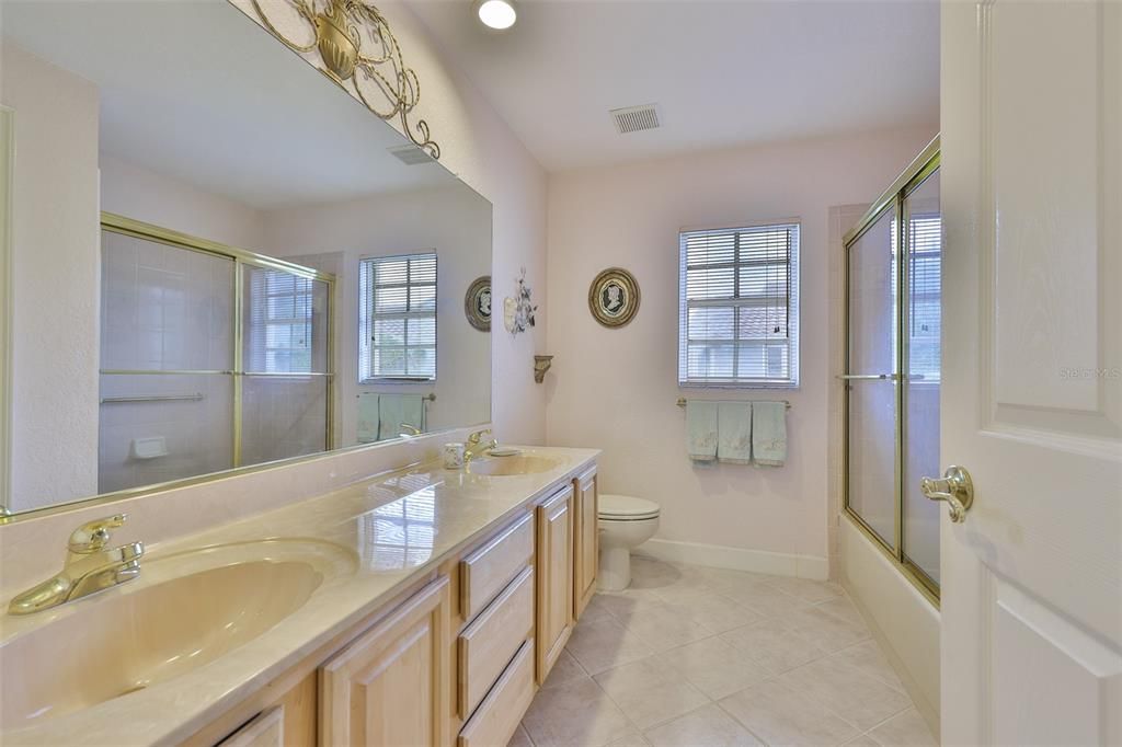 Bathroom, Dual Sink Vanities, Glass Shower, Interior