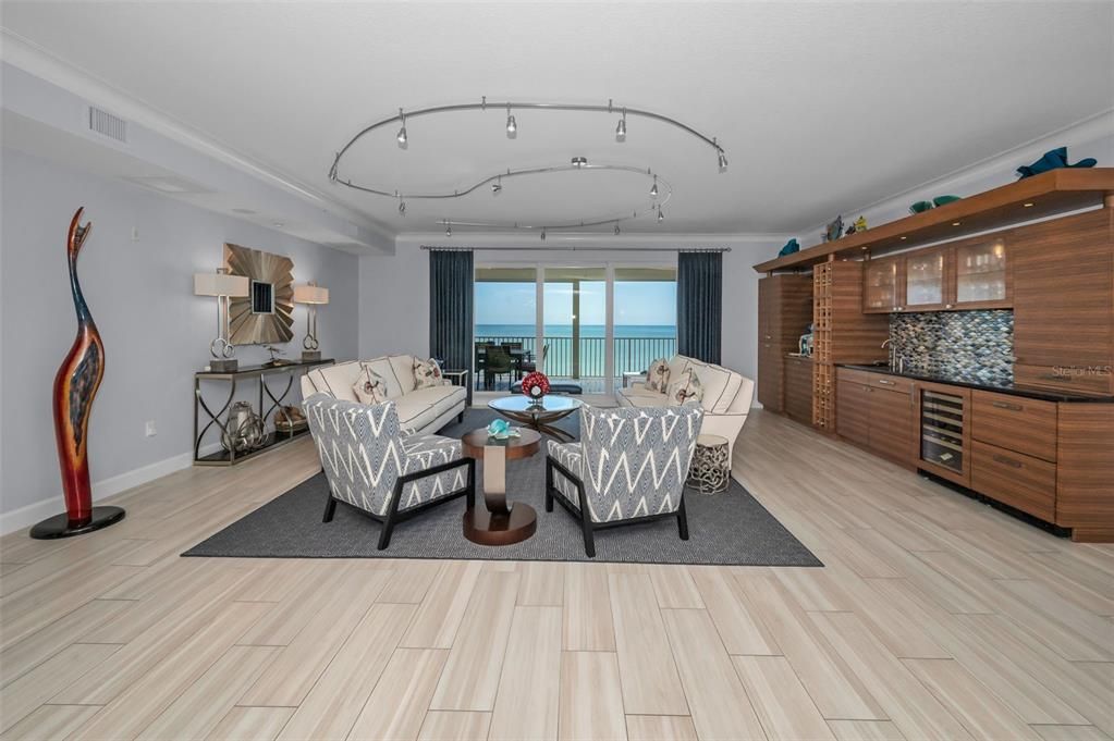 Interior, Living room, Water, Wood Texture Flooring