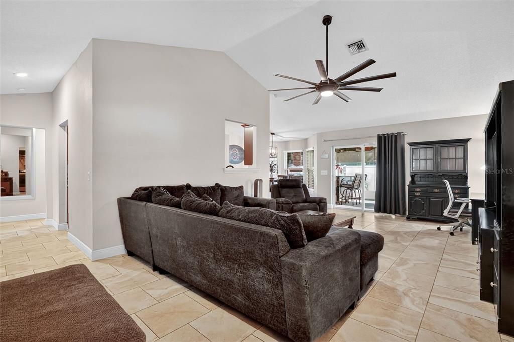 Interior, Kitchen, Living room, Recessed Lighting