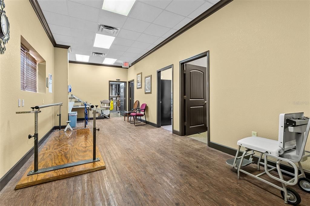 Fitness Equipment, Interior, Wood Texture Flooring