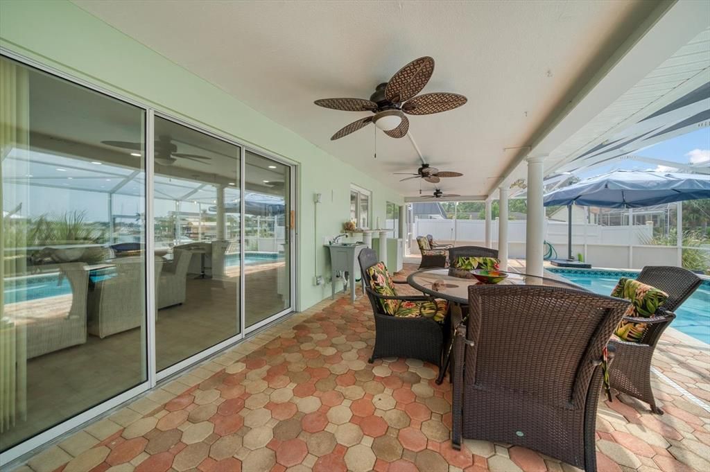 Dining room, Glass Ceilings, Interior, Pool, Sun Room