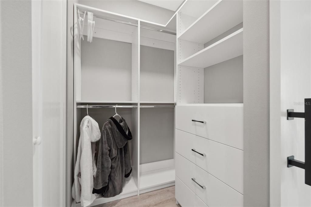 Interior, Walk-in Closets, Wood Texture Flooring