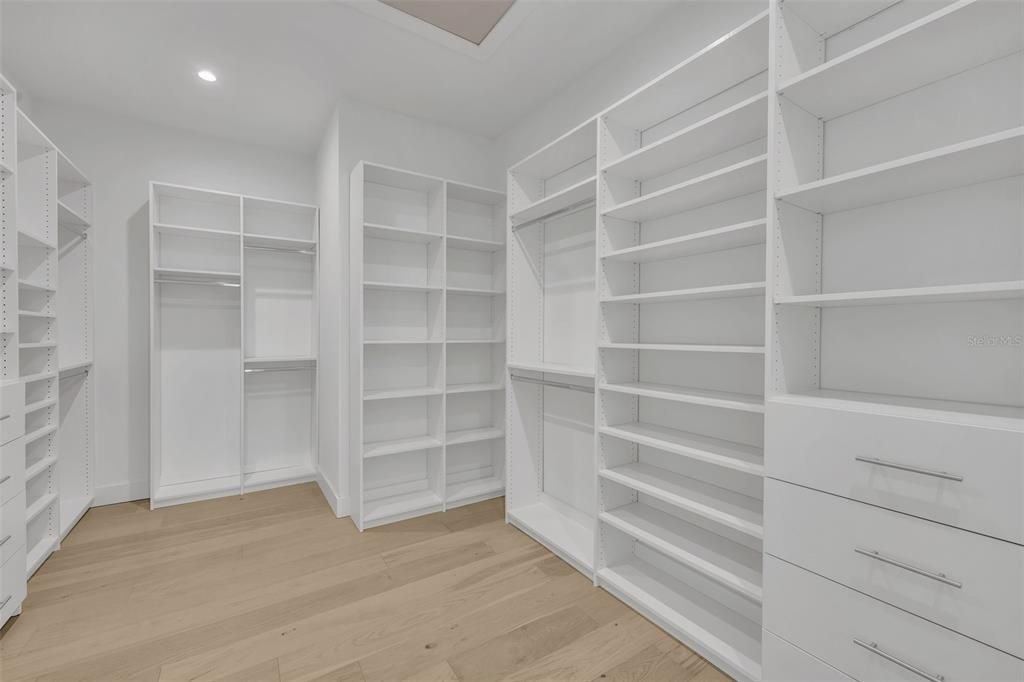 Interior, Recessed Lighting, Walk-in Closets, Wood Texture Flooring