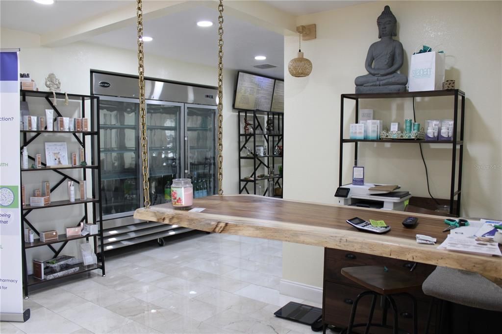 Home Office, Interior, Recessed Lighting