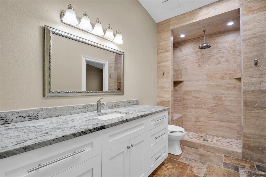 Bathroom, Interior, Recessed Lighting