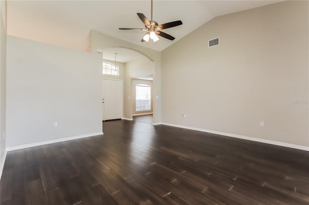 Empty room, Interior, Wood Texture Flooring