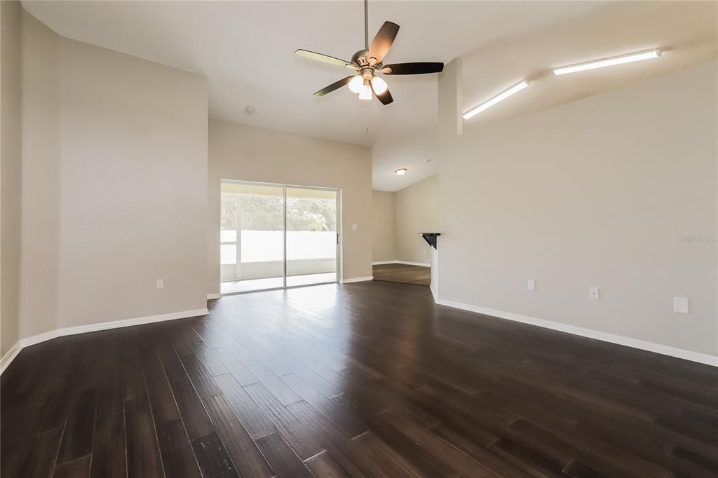 Empty room, Interior, Wood Texture Flooring