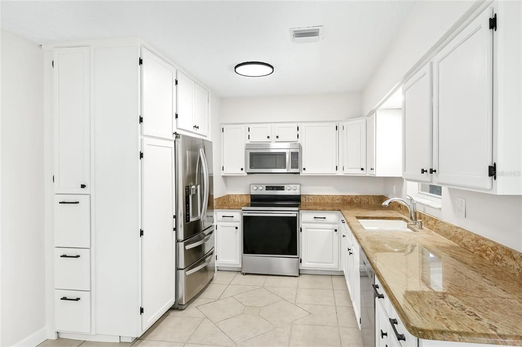 Interior, Kitchen, Recessed Lighting, Stainless Steel Appliances