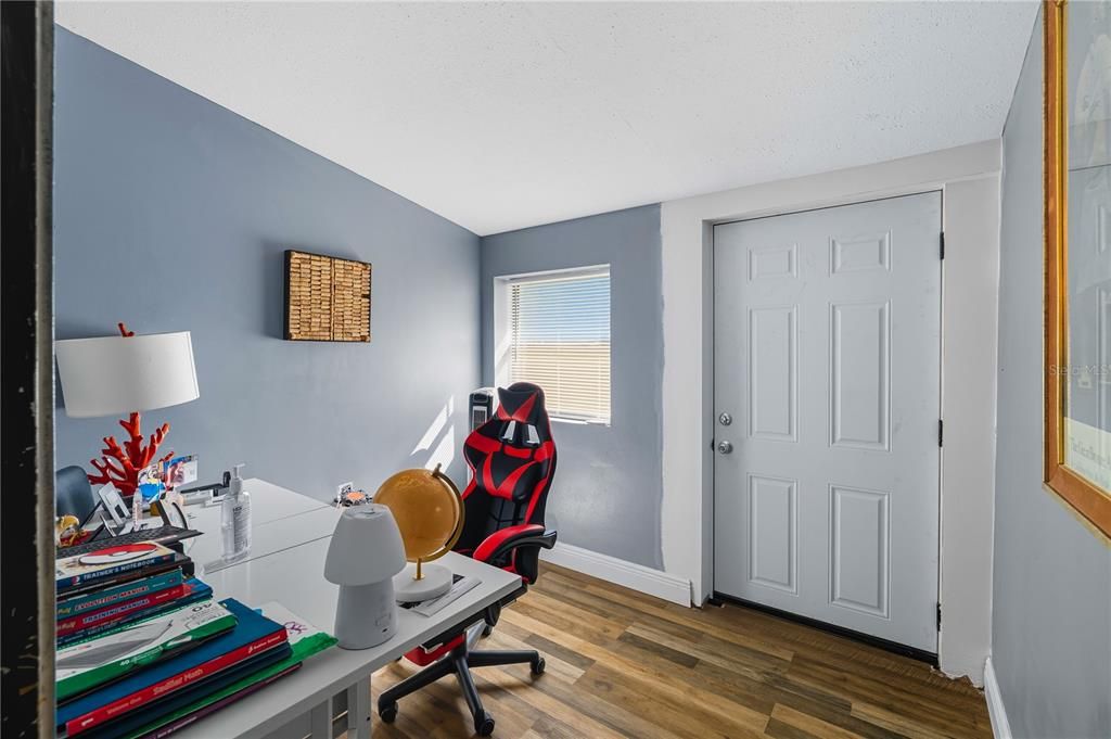 Home Office, Interior, Wood Texture Flooring