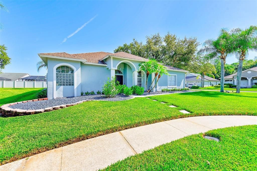 Backyard, Exterior, Facade, Ranch