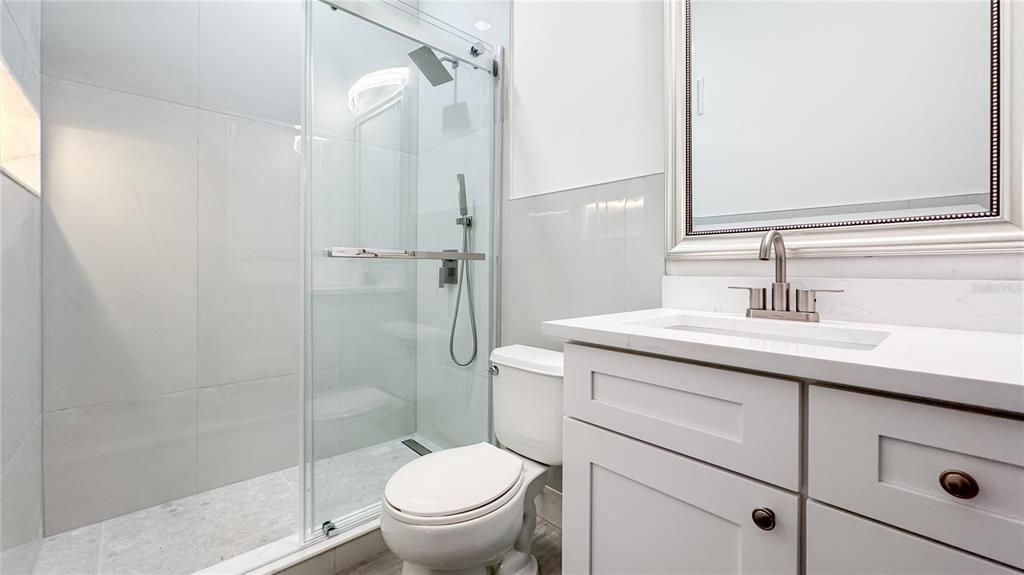 Bathroom, Glass Shower, Interior