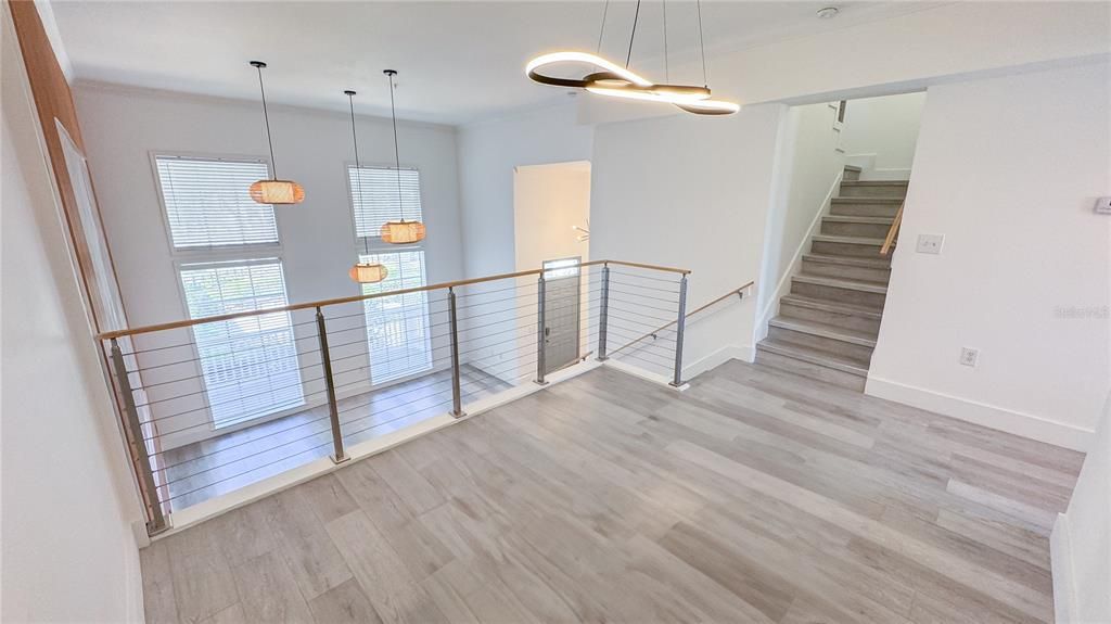 Interior, Pendant Lights, Wood Texture Flooring