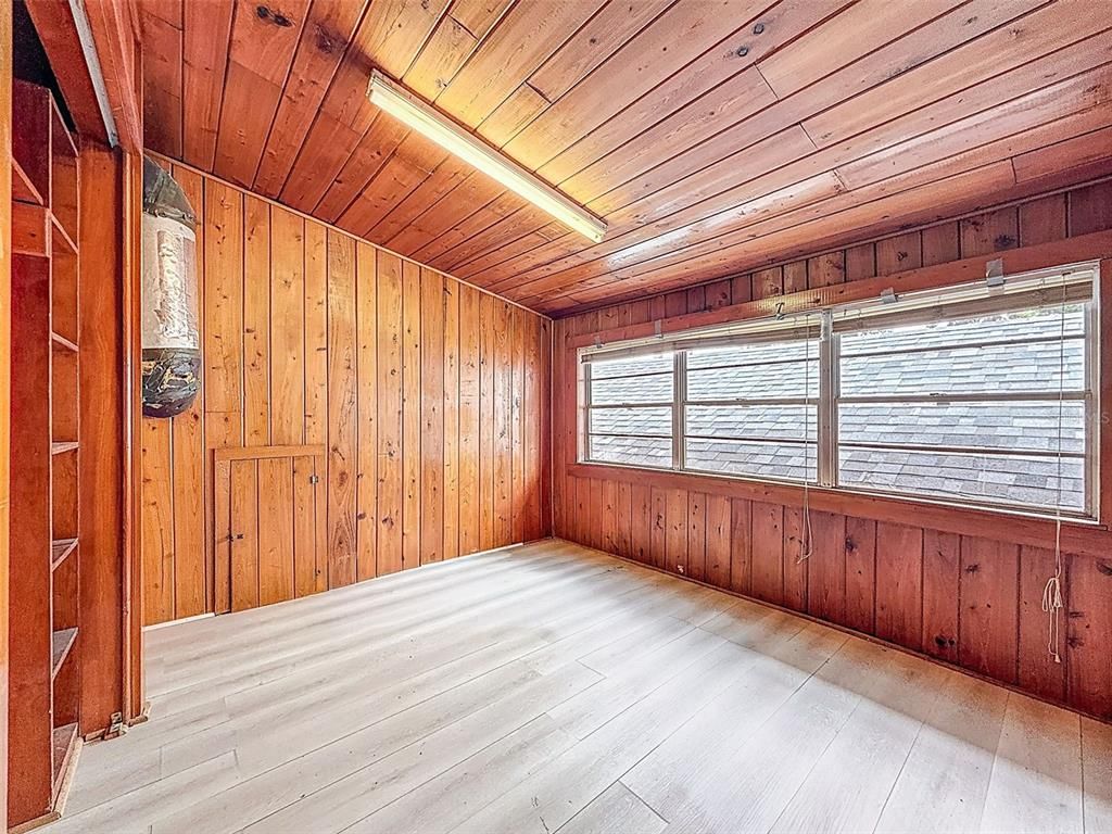 Empty room, Interior, Wooden Ceilings, Wood Texture Flooring, Wooden Walls