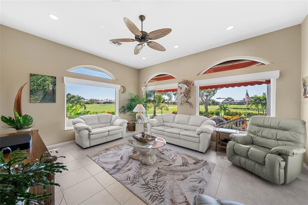 Interior, Living room, Recessed Lighting