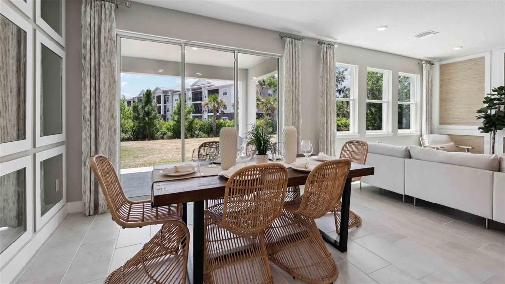 Dining room, Interior, Living room, Recessed Lighting