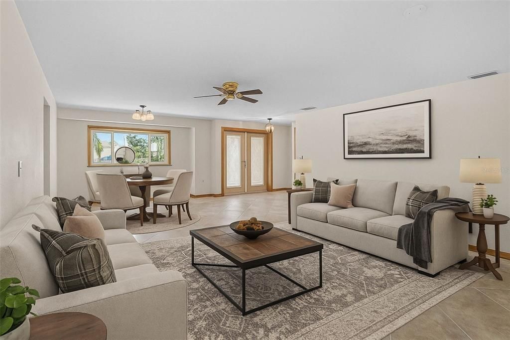 Dining room, Interior, Living room