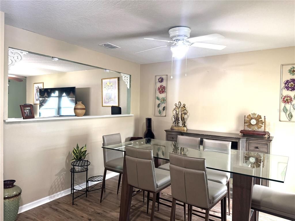 Dining room, Interior, Wood Texture Flooring