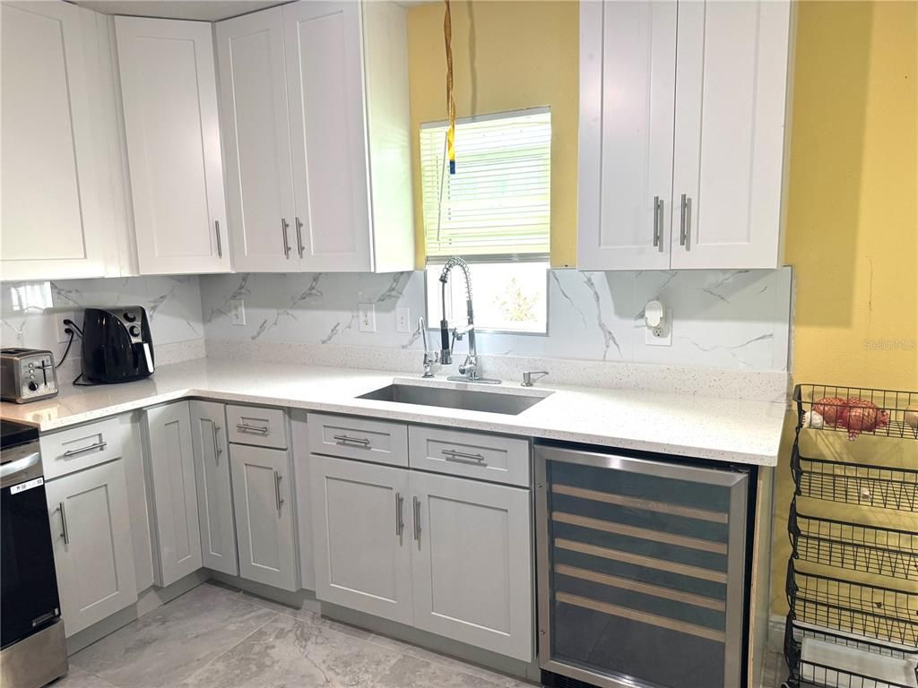 Interior, Kitchen, Marble, Marble Walls, Stainless Steel Appliances