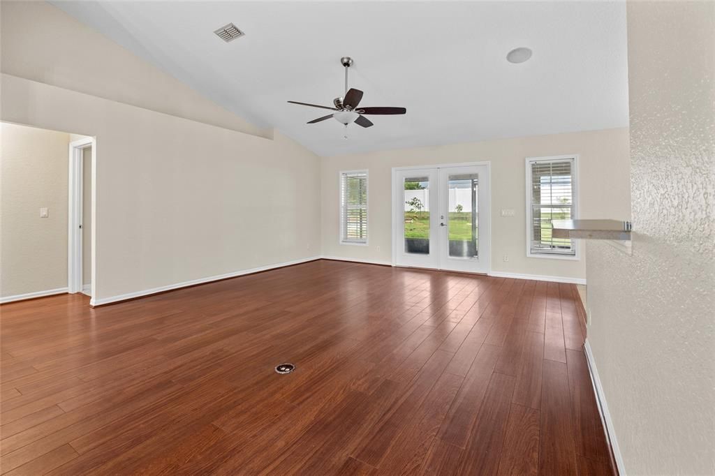 Empty room, Interior, Wood Texture Flooring