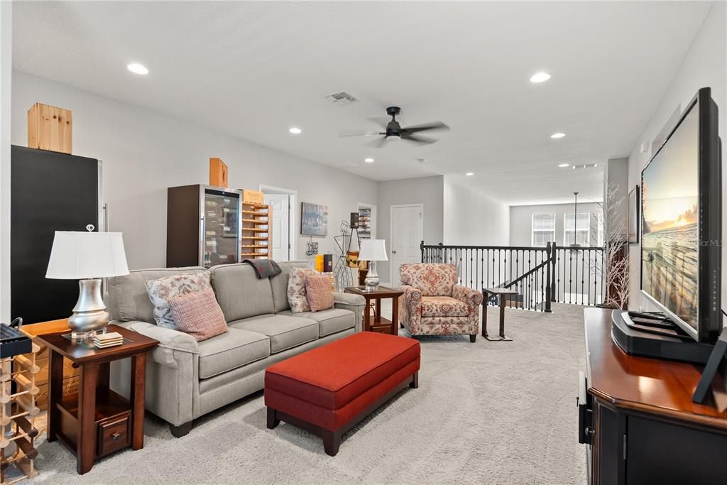 Interior, Living room, Recessed Lighting