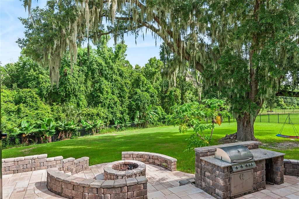 Backyard, Exterior, Outdoor Kitchen