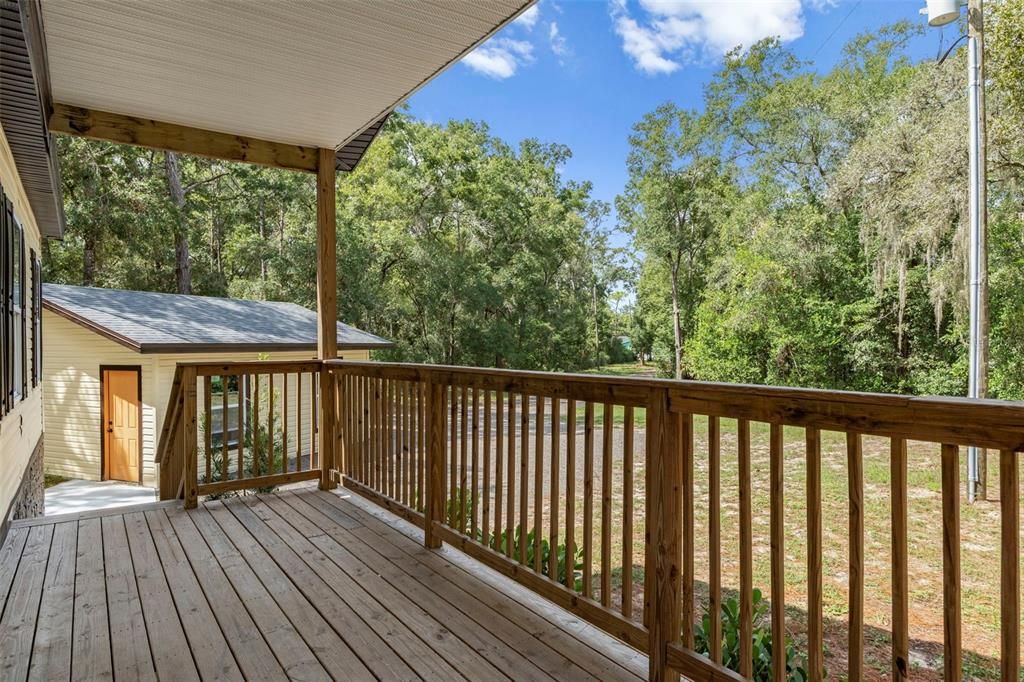 Exterior, Wood Texture Flooring