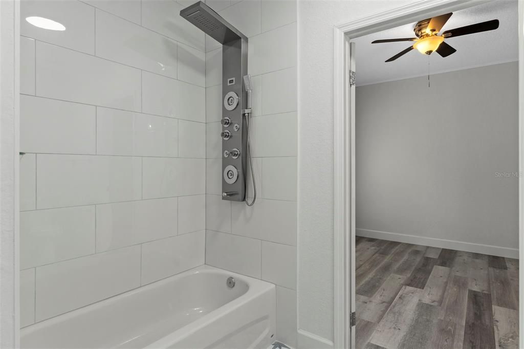 Bathroom, Interior, Wood Texture Flooring