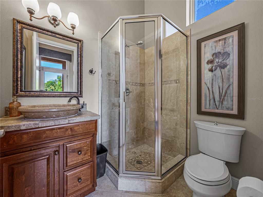 Bathroom, Glass Shower, Interior