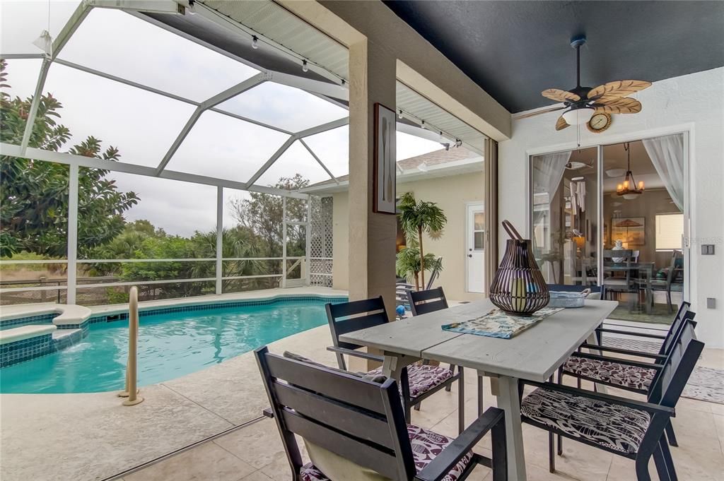 Dining room, Glass Ceilings, Interior, Pool, Sun Room