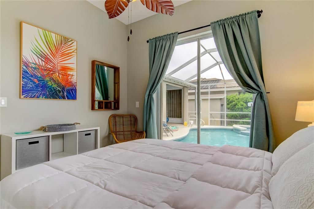 Bedroom, Interior, Pool