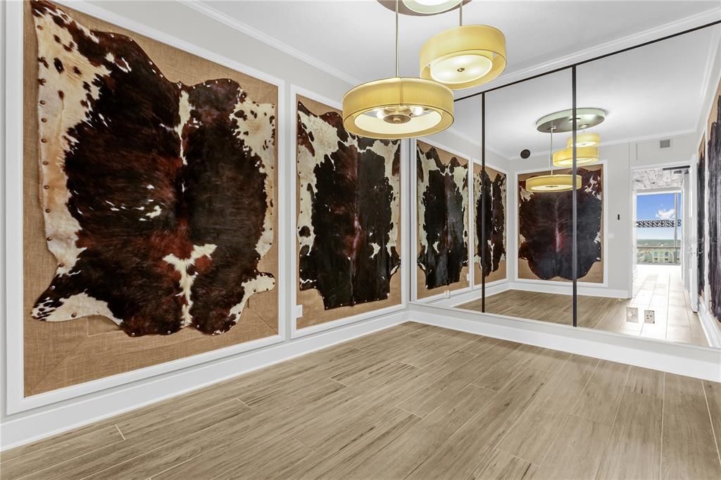 Interior, Pendant Lights, Wood Texture Flooring