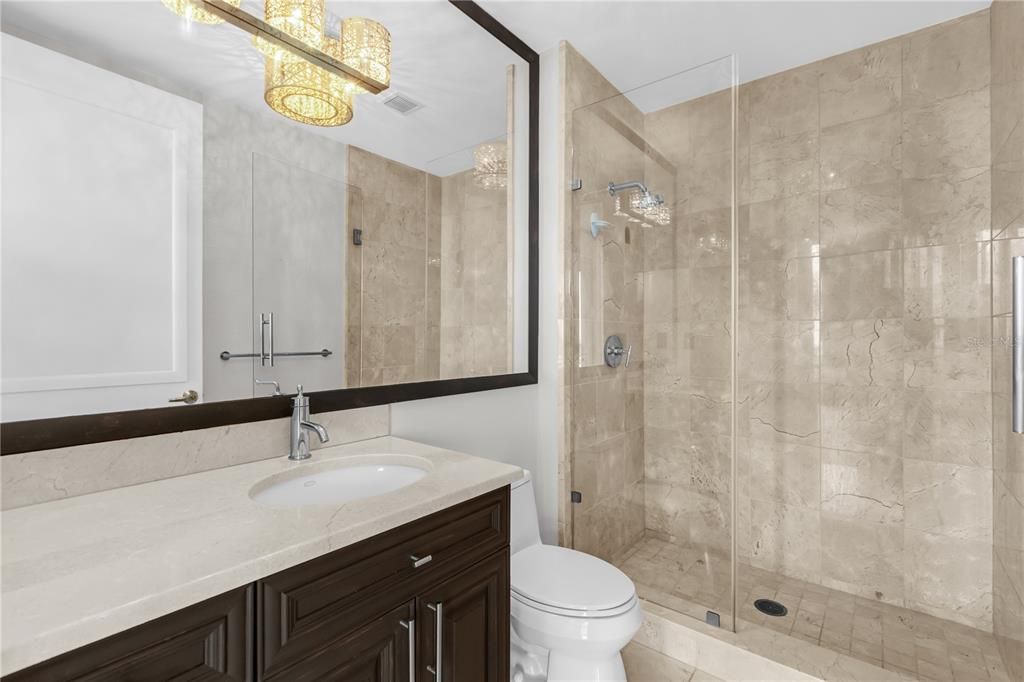 Bathroom, Glass Shower, Interior