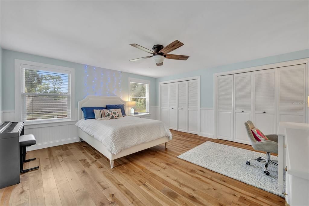 Bedroom, Home Office, Interior, Wood Texture Flooring
