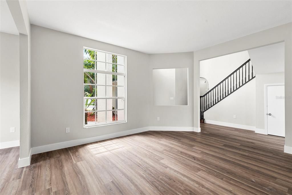 Empty room, Interior, Wood Texture Flooring