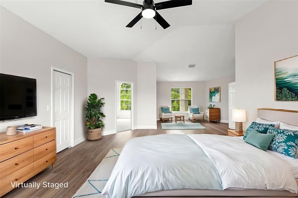 Bedroom, Interior, Wood Texture Flooring