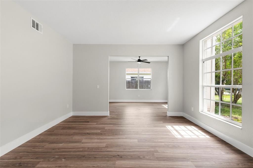 Empty room, Interior, Wood Texture Flooring