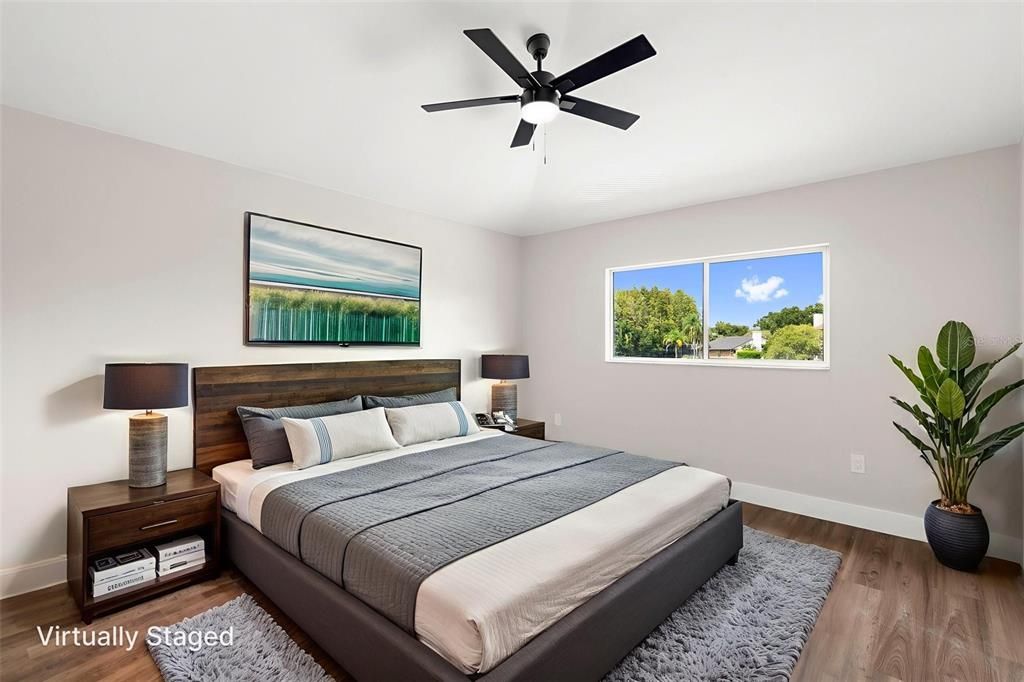 Bedroom, Interior, Wood Texture Flooring