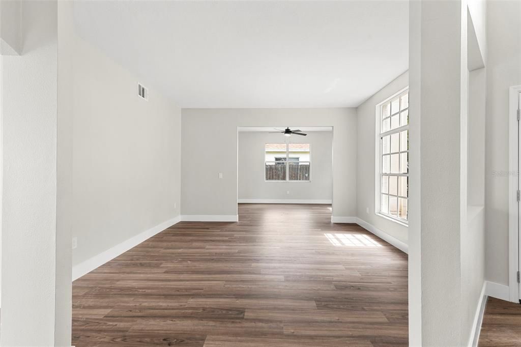Empty room, Interior, Wood Texture Flooring