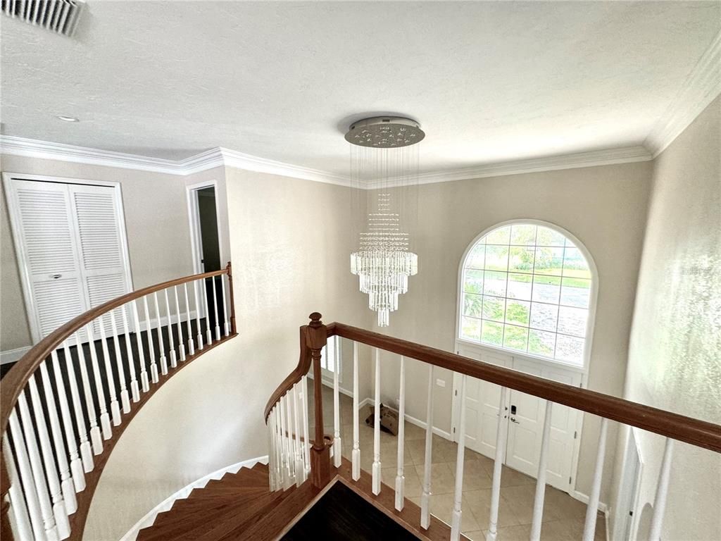 Chandelier, Interior
