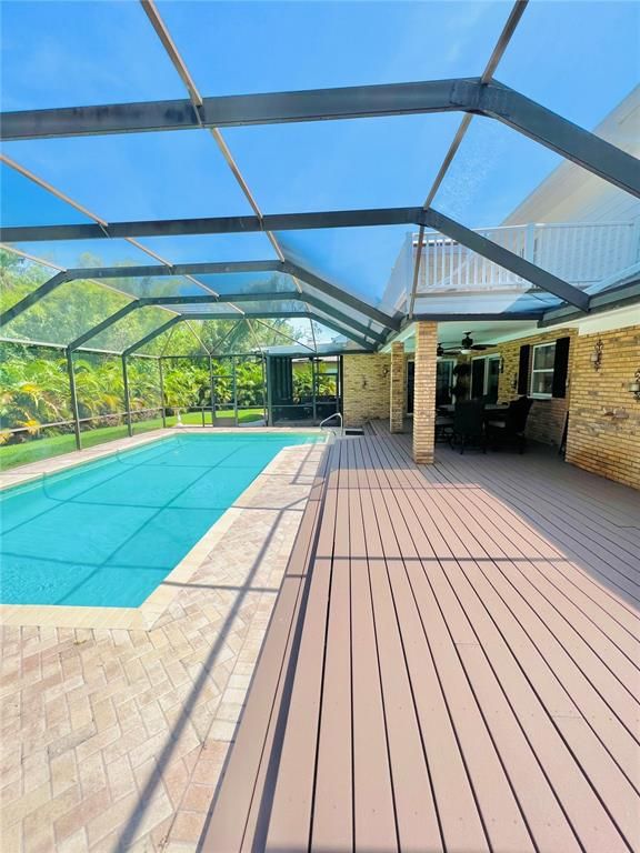 Glass Ceilings, Interior, Pool, Stone Walls, Sun Room