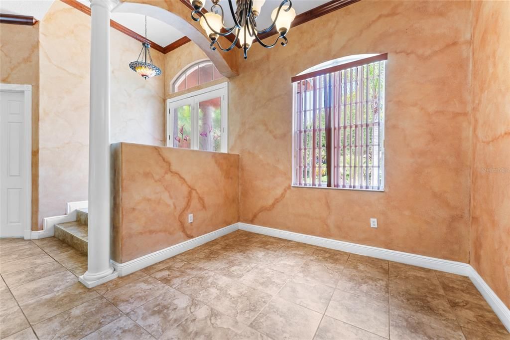 Chandelier, Empty room, Interior, Pendant Lights