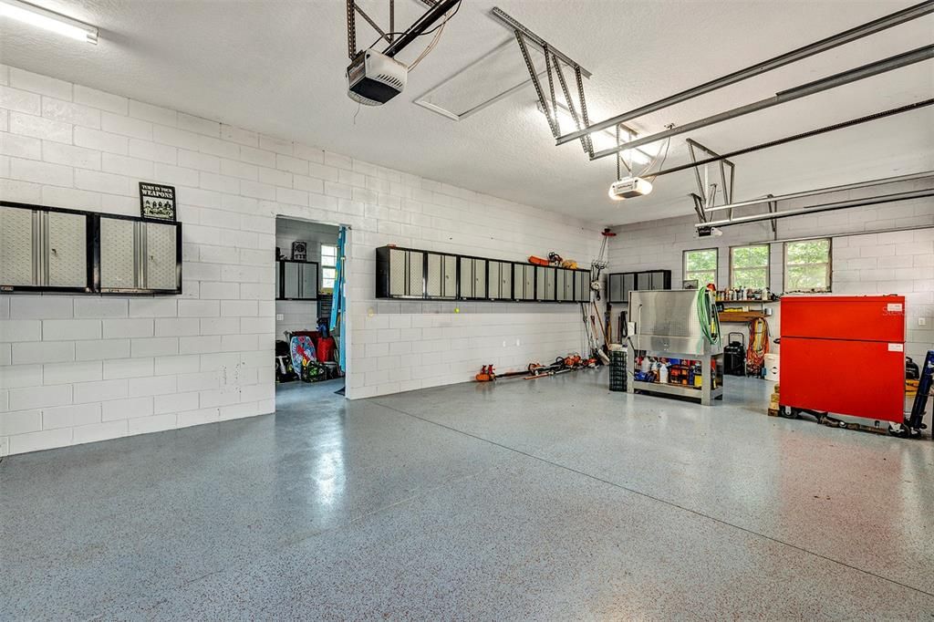 Garage, Interior, Stone Walls