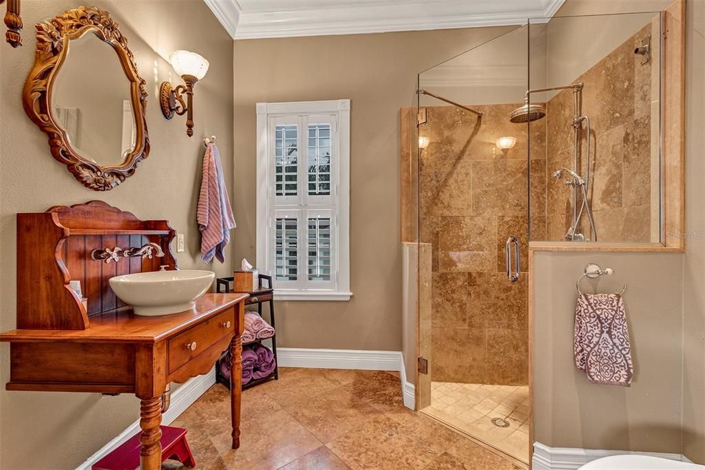 Bathroom, Glass Shower, Interior