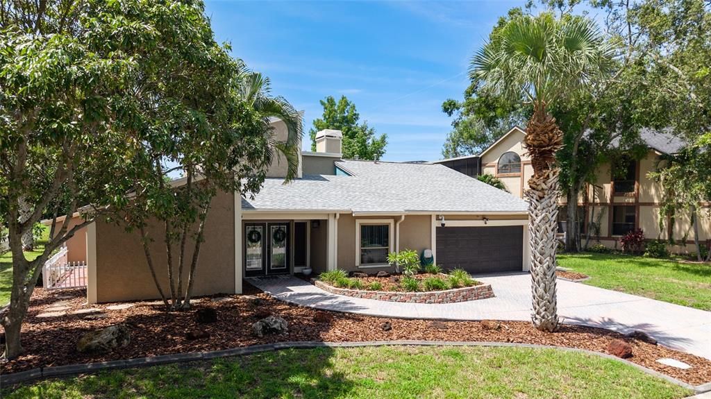 Attached, Backyard, Exterior, Facade, Ranch