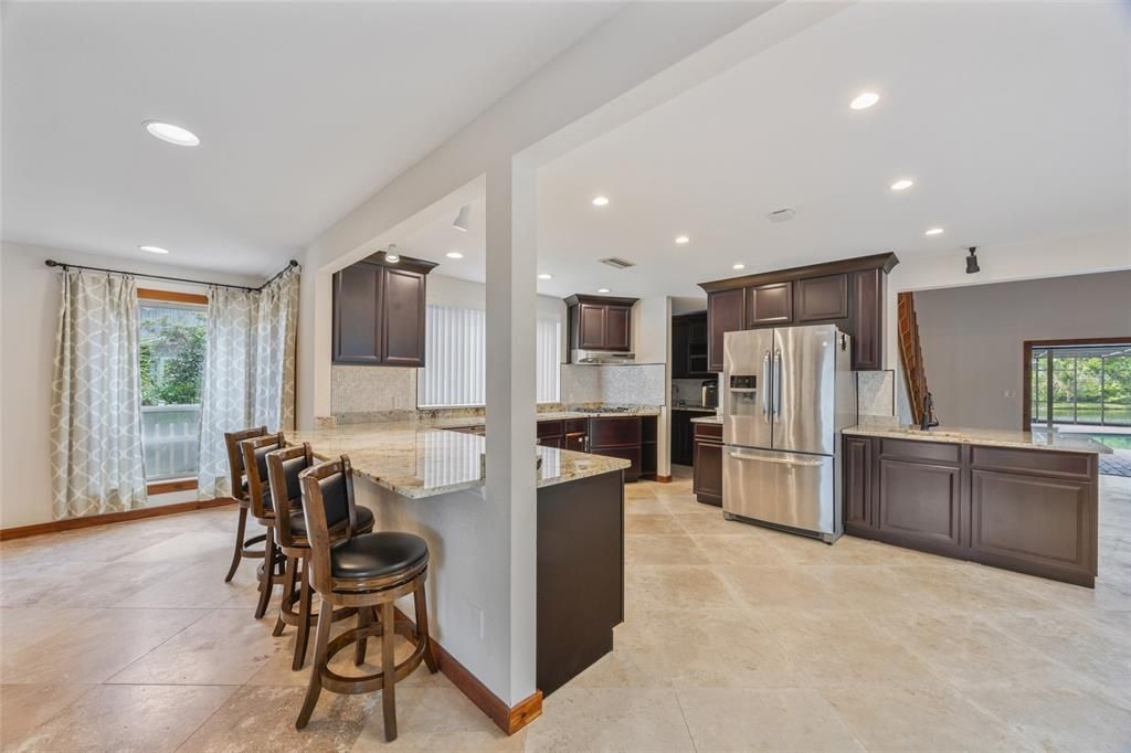 Interior, Kitchen, Recessed Lighting, Stainless Steel Appliances